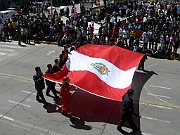 10 Parade in Huaraz (Nationalfeiertag)